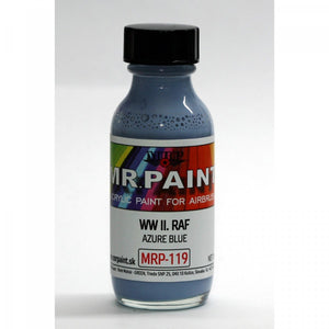 Peinture MR. Paint MRP-119 Bleu azur Seconde Guerre mondiale RAF 30 ml – immagine 2