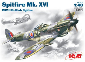 ICM 48071 Spitfire Mk.XVI Chasseur britannique de la Seconde Guerre mondiale (1/48)