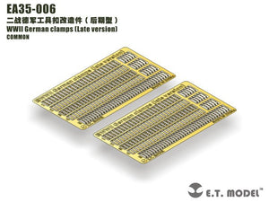 Pinces allemandes ET Model EA35-006 de la Seconde Guerre mondiale (version tardive) 1/35