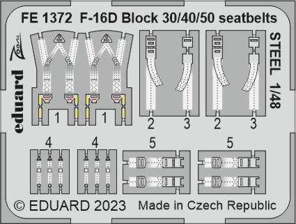 Maquette Eduard BIG49384 F-16D Block 30 Kinetic au 1/48 – image 5