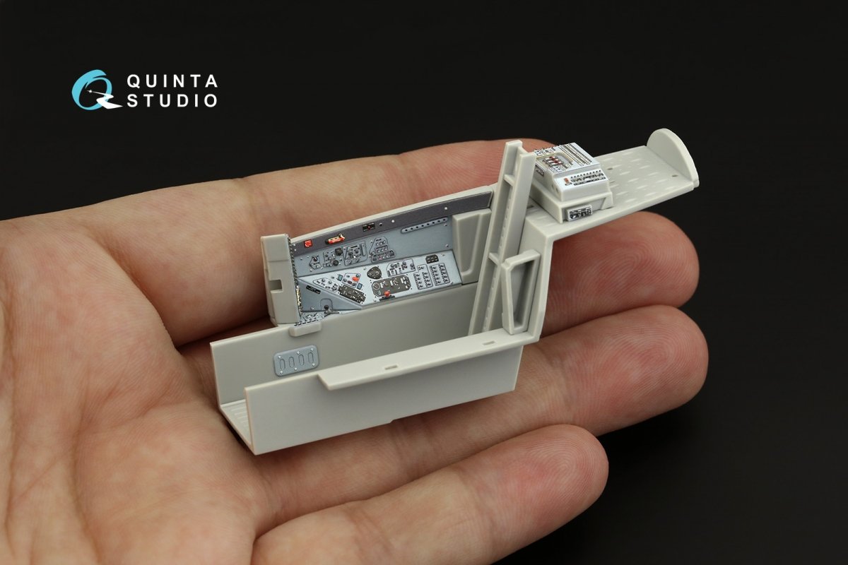 Intérieur imprimé en 3D et coloré sur papier décalcomanie Quinta Studio QDS-32142 MiG-29 9-13 Fulcrum C (Trumpeter) (Petite version) 1/32 – Bild 8
