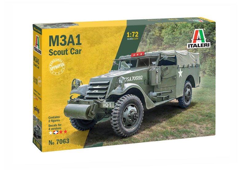 Italeri 7063 M3A1 Voiture de reconnaissance 1/72