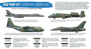 Hataka HTK-BS10 USAF Paint Set (“European” Camouflage) (6x17ml) – zdjęcie 3