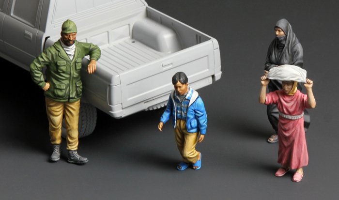 Meng Model HS-001 Personnages du Moyen-Orient (4 figurines) 1/35 – immagine 4