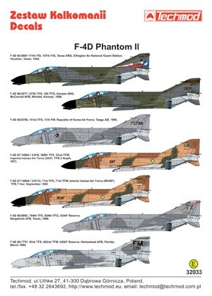 Techmod 32033 - F-4D Phantom II 1/32 – imagen 2