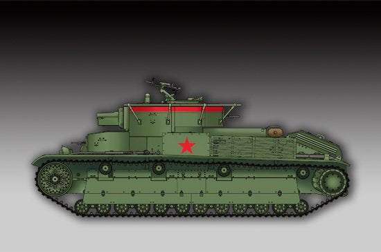 Trumpeter 07150 Char moyen soviétique T-28 (soudé) 1/72