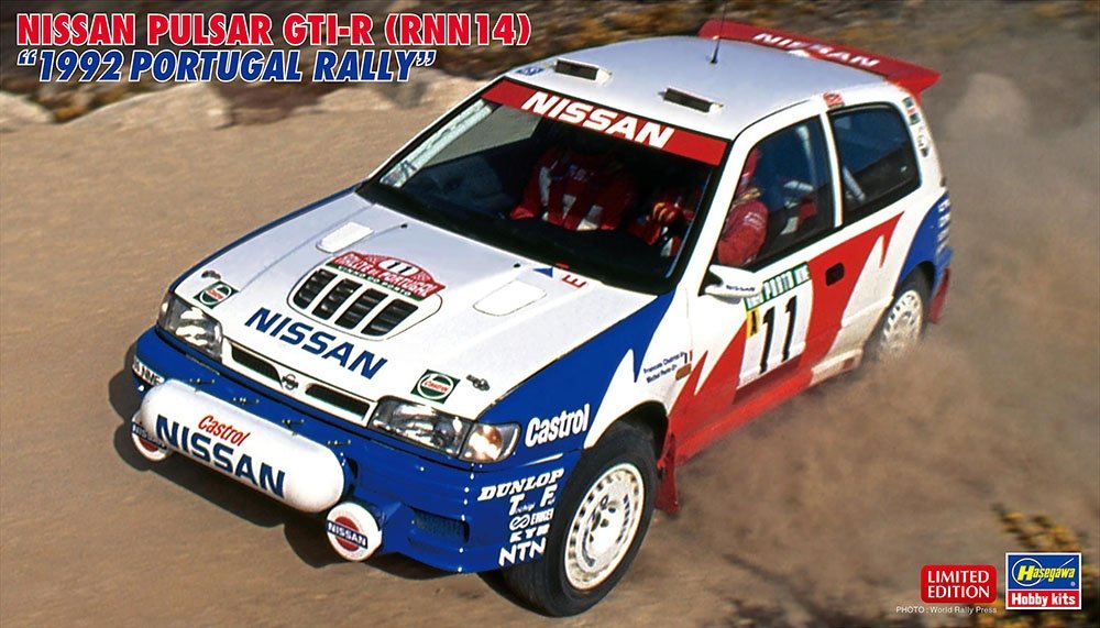 Hasegawa 20639 NISSAN PULSAR GTI-R (RNN14) « RALLYE DU PORTUGAL 1992 » 1/24