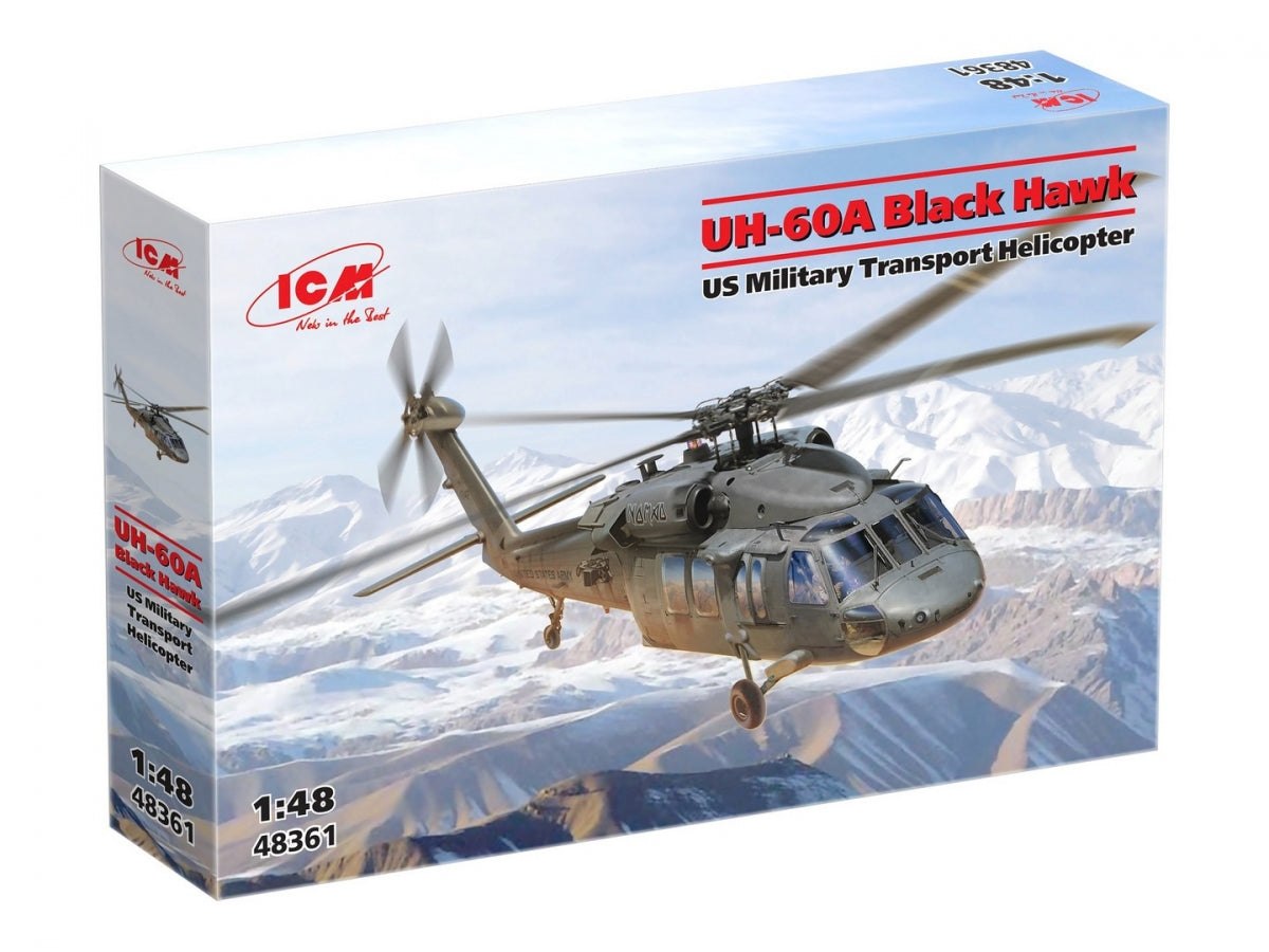 ICM 48361 UH-60A Black Hawk Hélicoptère de transport militaire américain 1/48 