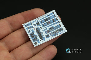 Intérieur imprimé en 3D et coloré sur papier décalcomanie Quinta Studio QD48320 Su-30SM (GWH) 1/48 – immagine 4