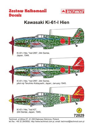 Techmod 72029 - Kawasaki Ki-61 Hien 1/72 – Bild 2