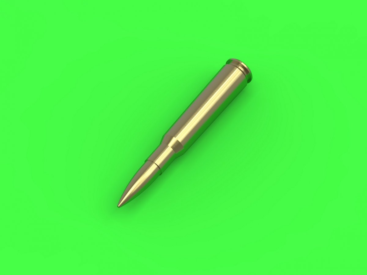 Master GM-16-002 Browning calibre .50 (12,7 mm) - cartouches (25 pièces) 1/16 – immagine 2