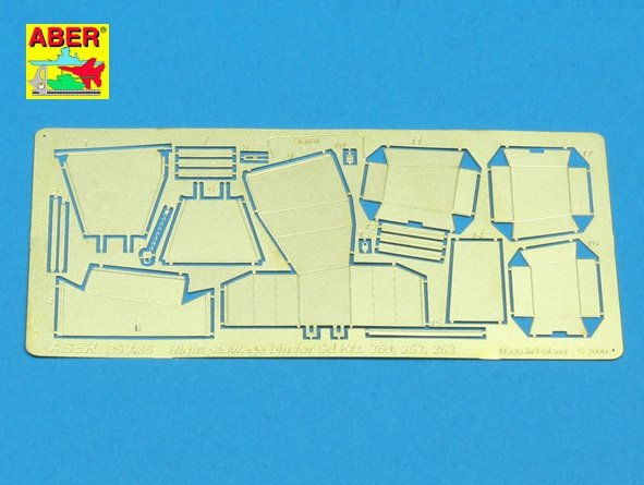 Aber 35A085 Bac de rangement droit pour Sd Kfz. 250,252,253 (1/35)