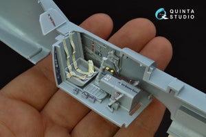 Intérieur imprimé en 3D et coloré sur papier décalcomanie Quinta Studio QD32083 Bf 109G-2/G-4 (Hasegawa) 1/32 – immagine 10