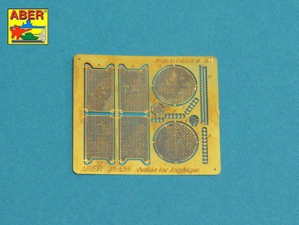 Aber 48A30 Grilles pour Sd.Kfz.186 Jagdtiger 1/48