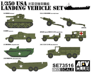 AFV Club SE73516 USA Ensemble de véhicules d&amp;#39;atterrissage 1/350