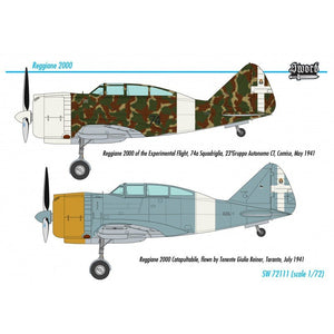 Épée 72111 Reggiane Re 2000 Falco 1/72 – image 2