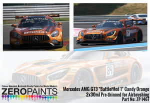 Peinture Zero Paints ZP-1467 Mercedes AMG GT3 Battlefield 1 Orange Candy 2 x 30 ml – immagine 2