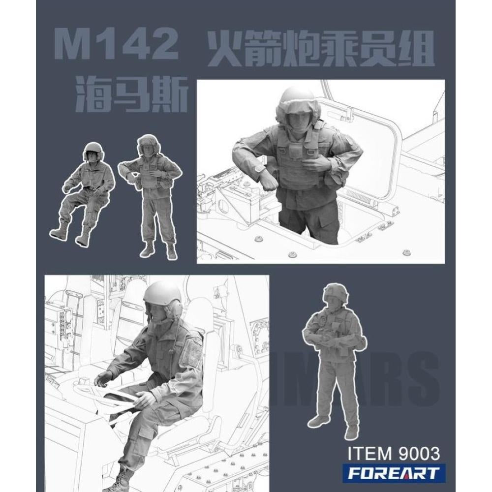 ForeArt 9003 M142 HIMARS Rocket Launcher - Crew 3D-Pritned 1/72