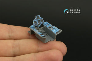 Intérieur imprimé en 3D et coloré sur papier décalcomanie Quinta Studio QDS-48320 Su-30SM (GWH) (Petite version) 1/48 – image 10