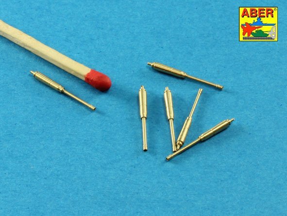 Aber 35L-221 Jeu de 6 canons pour fusil américain M16A1 ou M231 de calibre 5,56 mm. Échelle 1/35. – Bild 2