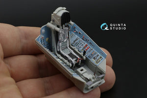 Intérieur imprimé en 3D et coloré du Su-27 de Quinta Studio (Trumpeter) (version complète) à l&amp;#39;échelle 1/32 – image 3