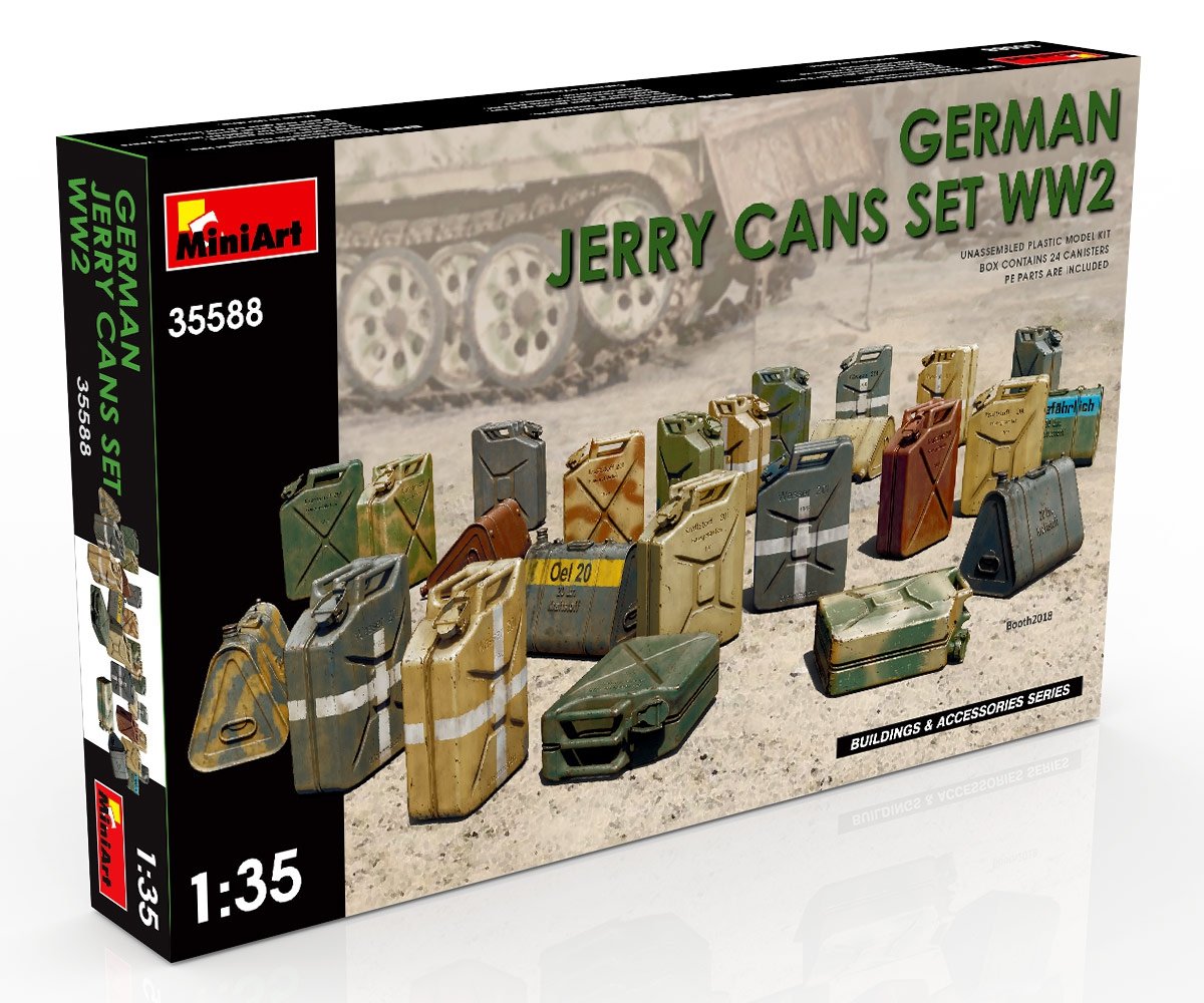 MiniArt 35588 Ensemble de jerricans allemands Seconde Guerre mondiale 1/35 – Bild 2