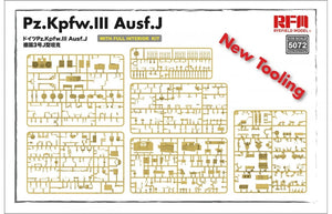 Rye Field Modèle 5072 Pz.Kpfw.III Ausf.J INTÉRIEUR COMPLET 1/35 – image 5