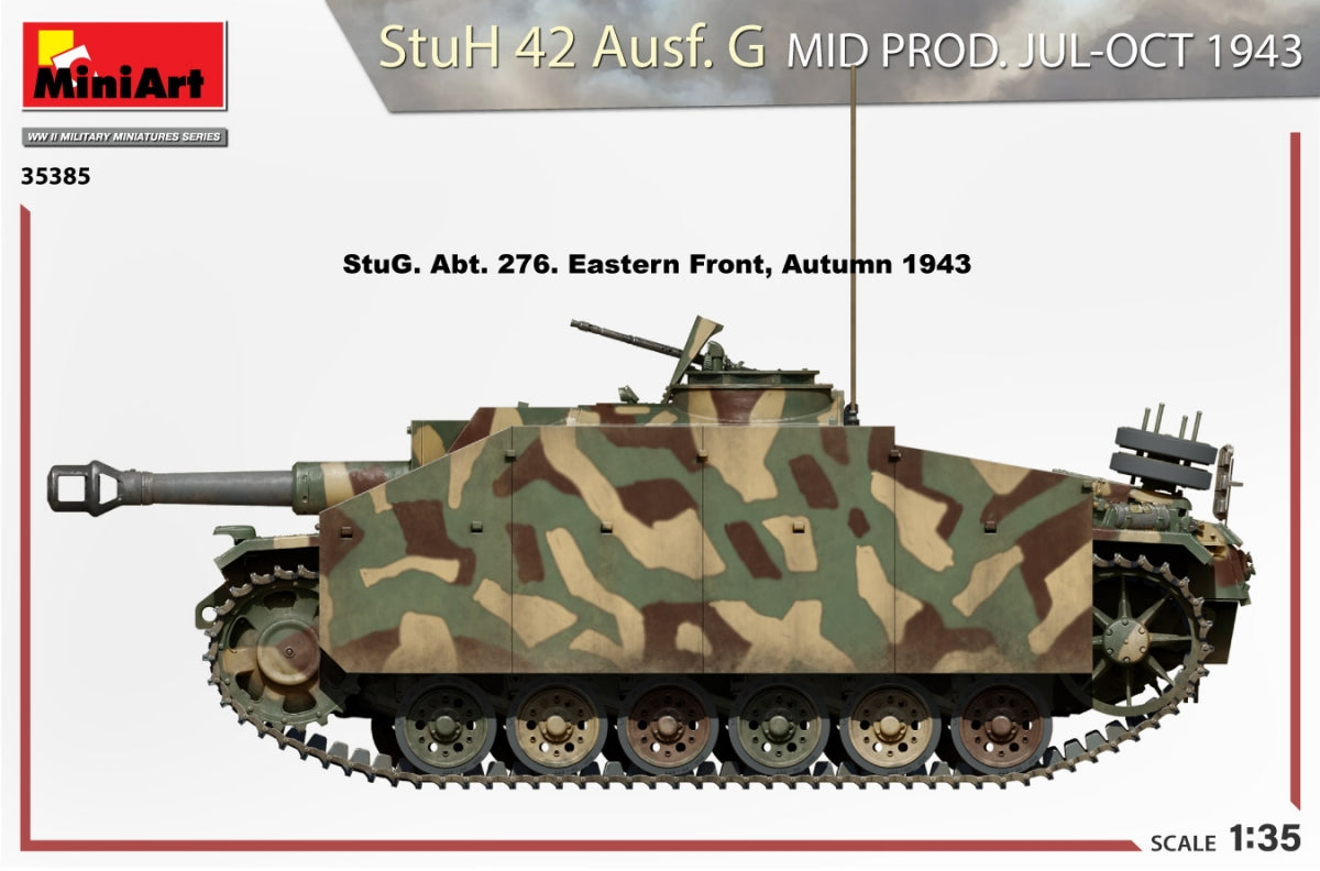 MiniArt 35385 StuH 42 Ausf. G MID PRODUIT PAR JUILLET-OCTOBRE 1943 1/35 – immagine 8
