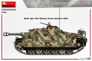MiniArt 35385 StuH 42 Ausf. G MID PRODUIT PAR JUILLET-OCTOBRE 1943 1/35 – immagine 8