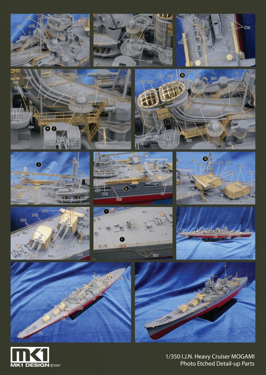 MK1 Design MS-35033 Mogami Detail-UP 1/350 – image 6