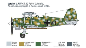 Italeri 1485 FIAT CR.42 CN Falco Chasseur de nuit 1/72 – image 4