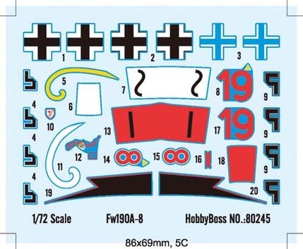 Hobby Boss 80244 Fw 190A-8 1/72 – immagine 2