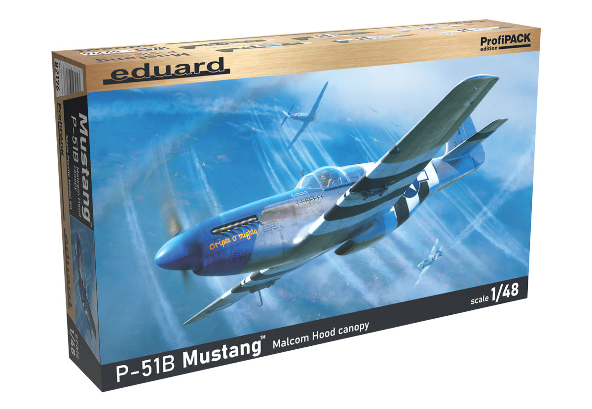 Eduard 82176 P-51B Mustang Malcolm Hood Veropy - Édition ProfiPACK 1/48