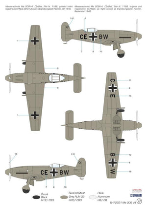 Special Hobby 72221 Messerschmitt Me 209V-4 1/72 – Bild 2