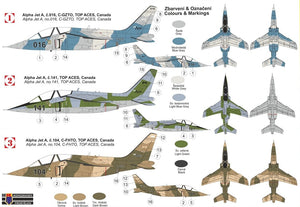 Kovozavody Prostejov KPM0265 Alpha Jet A &amp;quot;Les meilleurs as canadiens&amp;quot; 1/72  – Bild 2