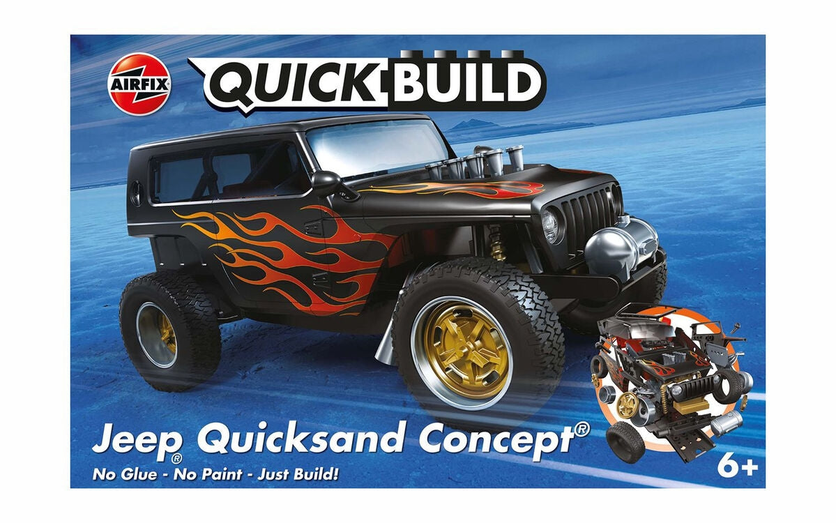 Concept de Jeep Quickbuild Airfix 6038 pour sables mouvants