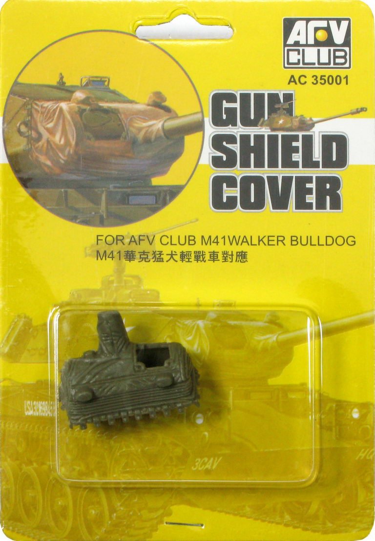 AFV Club AC35001 COUVERCLE DE BOUCLIER DE CANON M41 1/35