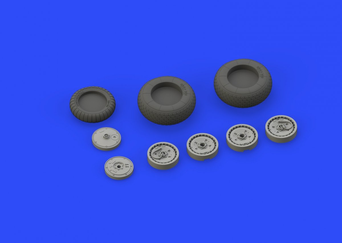 Roues Eduard 632100 Me 262 REVELL 1/32  – image 4