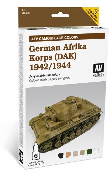 Vallejo 78410 Corps africain allemand 1942-1944 (DAK)
