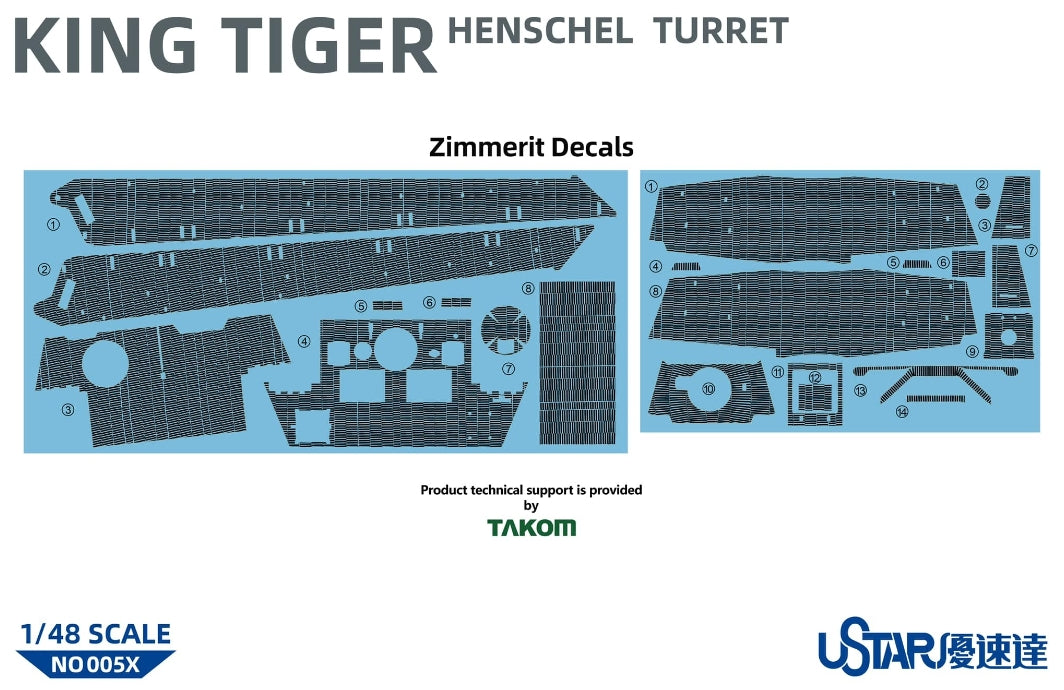 Suyata NO-005 King Tiger Tourelle Henschel avec intérieur complet 1/48  – Bild 5