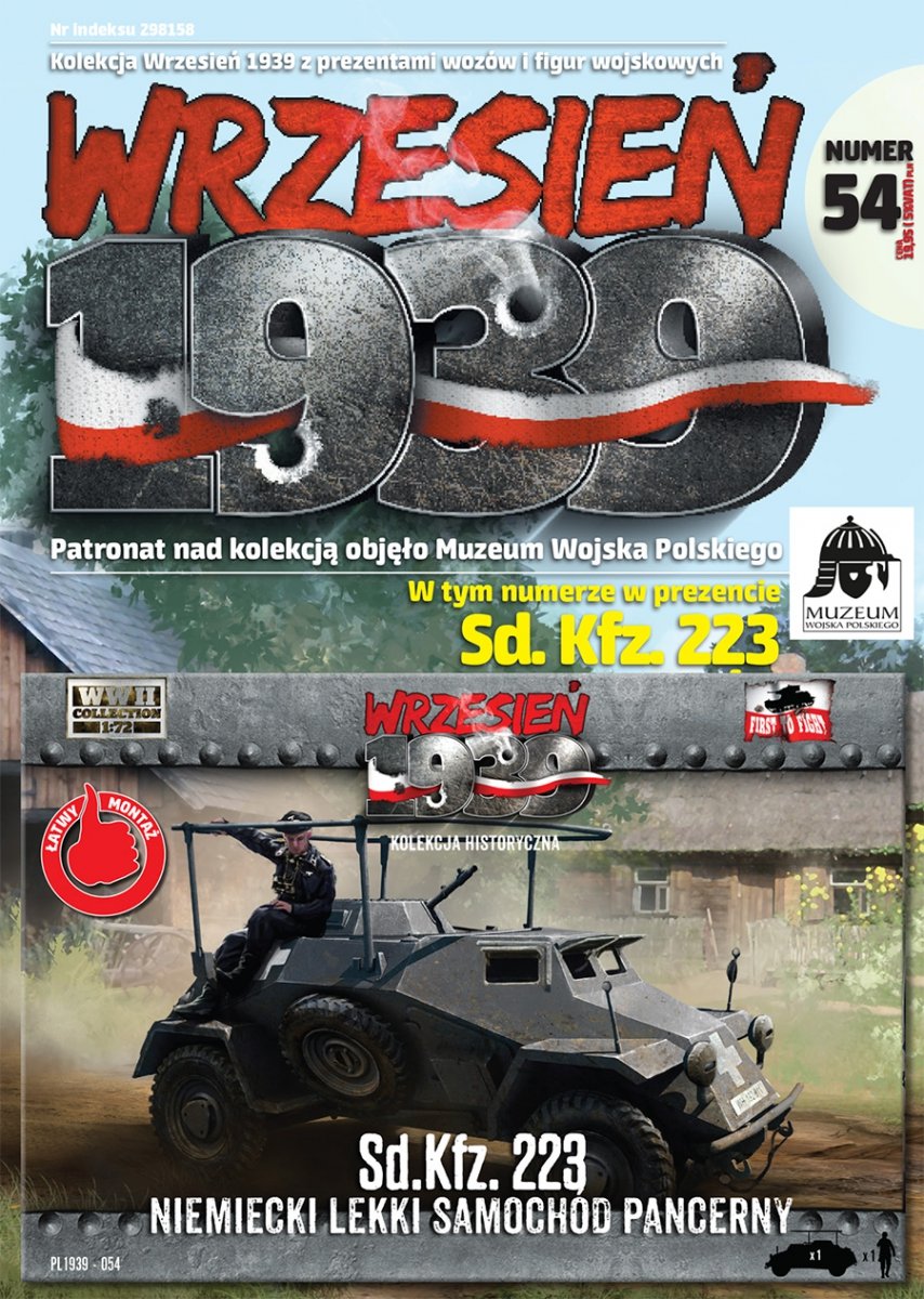 Premier véhicule blindé léger allemand Sd.Kfz. 223 (1/72) PL054