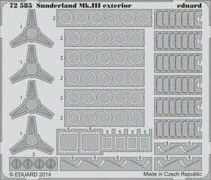 Eduard BIG7289 SUNDERLAND Mk. III 1/72 ITALERI – zdjęcie 5
