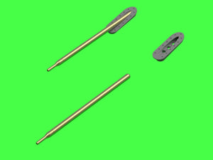 Master AM-48-173 Dassault Super Mystère B2 - Tubes de Pitot (avec supports en résine) et sondes d&amp;#39;angle d&amp;#39;attaque 1/48 – image 4