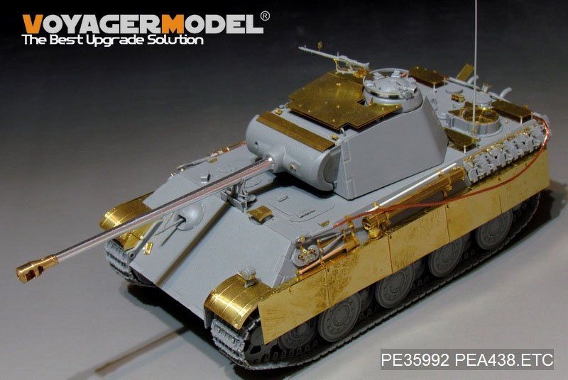 Maquette Voyager PEA438, char antiaérien allemand Panther A/G Pz.Rgt.26 de la Seconde Guerre mondiale (pour TAKOM 2119/2120/2121), échelle 1/35 – image 5