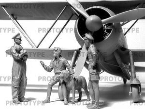 ICM 32110 Pilotes italiens en uniformes tropicaux 1/32 – Bild 3
