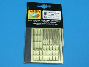 Plaques d&amp;#39;immatriculation allemandes Aber 35A029 (Seconde Guerre mondiale) (1/35) – image 3