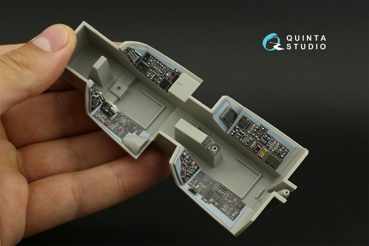 Intérieur du F-14B Quinta Studio QDS-32099 imprimé en 3D et coloré sur papier décalcomanie (Trumpeter) (Petite version) 1/32 – immagine 4