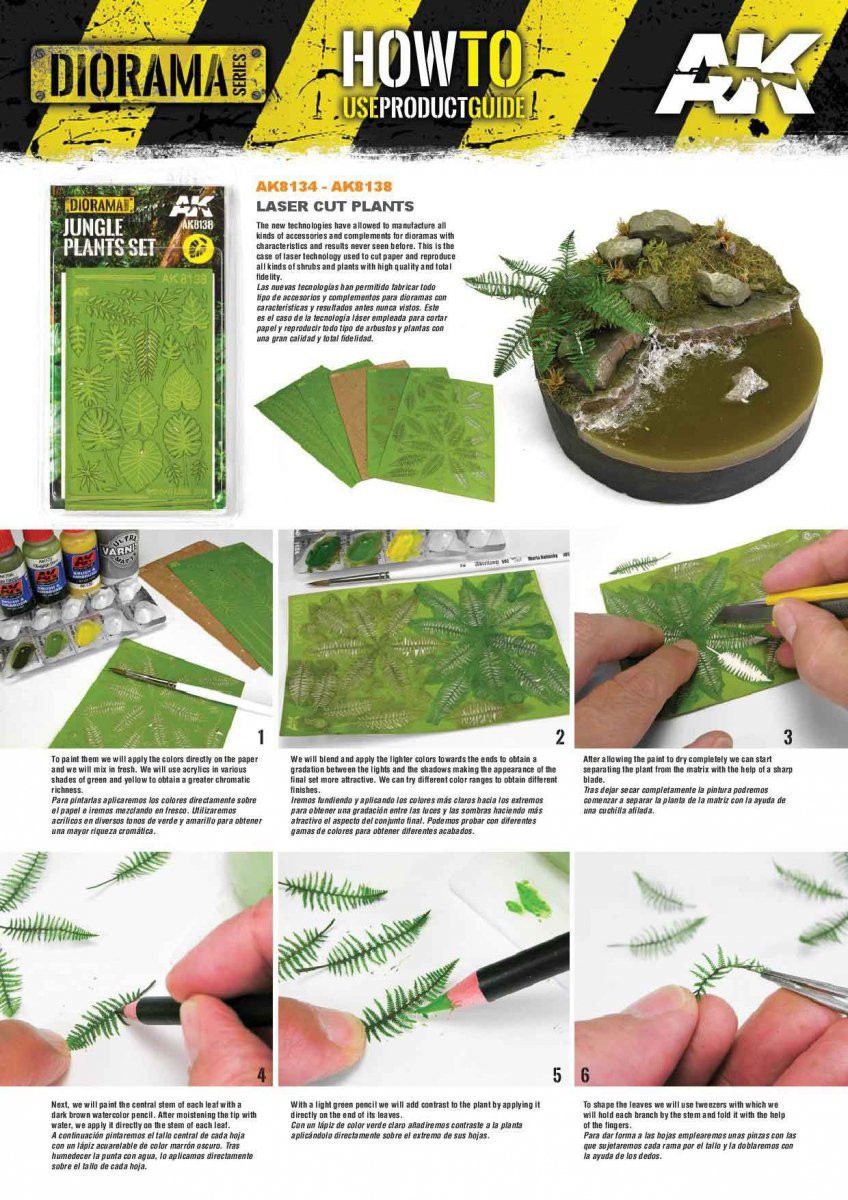 AK Interactive AK8134 FERN 1/32 ET 1/35 – immagine 4