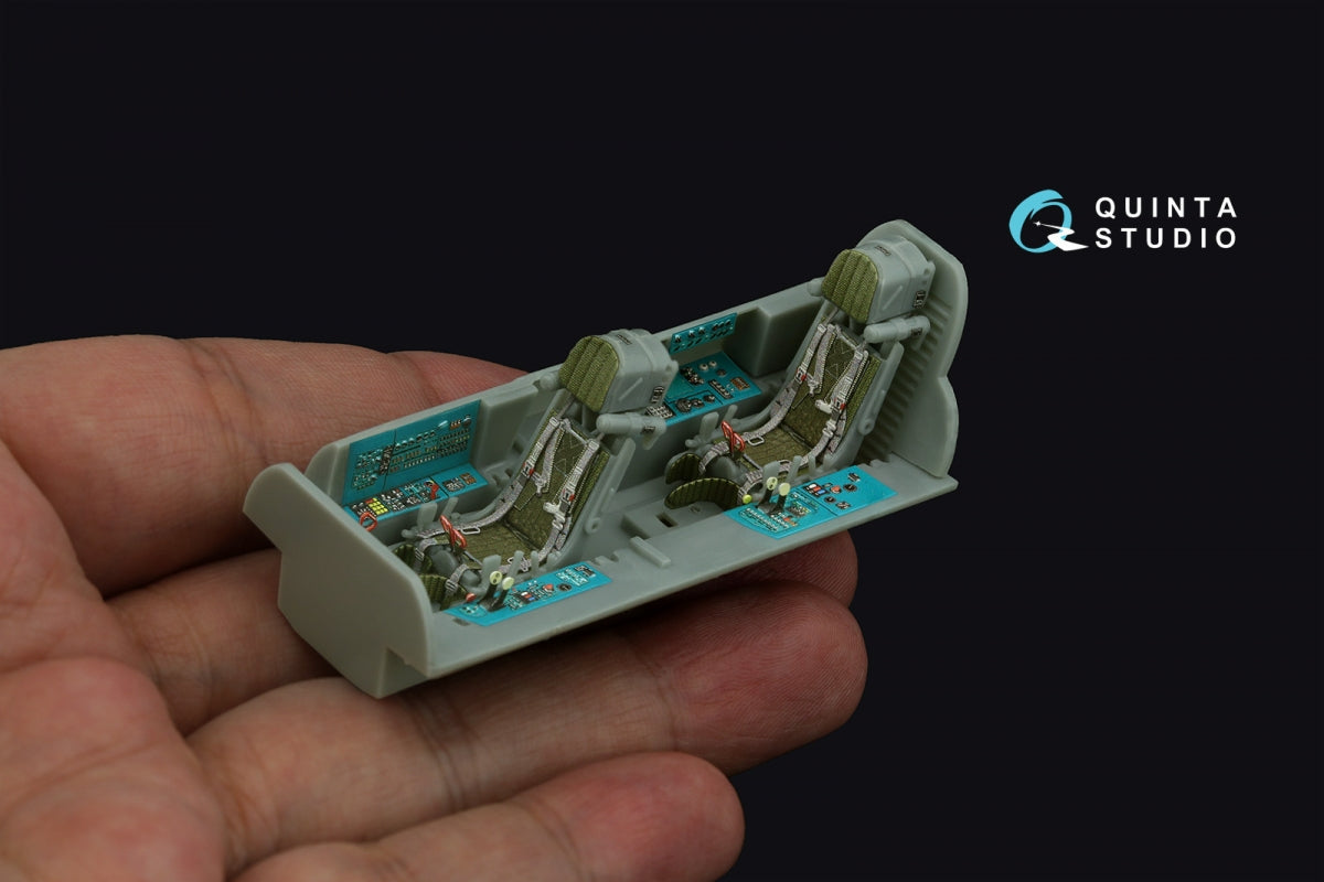 Intérieur imprimé en 3D et coloré sur papier décalcomanie Quinta Studio QD48505 MiG-31BM (Hobby Boss) 1/48 – image 9