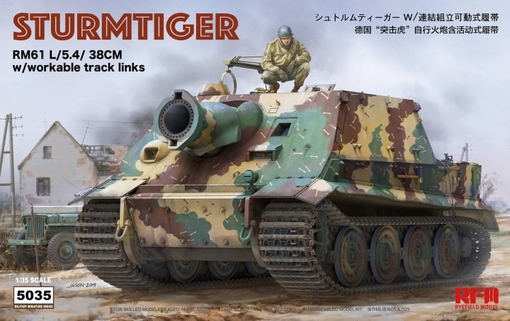 Rye Field Modèle 5035 Sturmtiger RM61 L/5.4/38cm 1/35